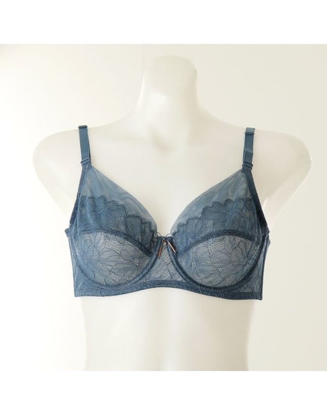 비너스 VENUS [갤러리아] 이월상품 윗가슴 들뜸없는 홑겹 BCD컵 브래지어 2종택1 VBR1790 착용컷