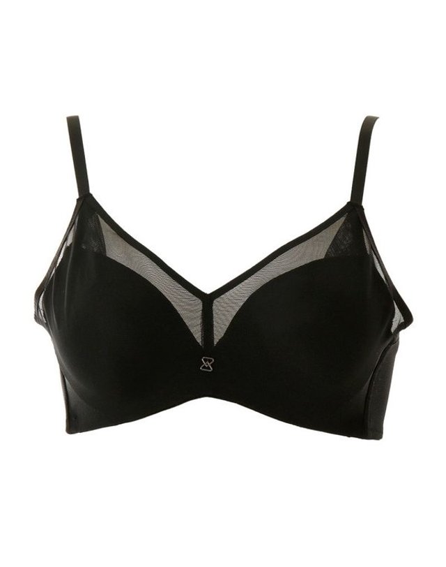 비너스 VENUS [갤러리아] 이월상품 25SS 광고 베이직 컨실드 브라 A~F컵 3종택1 VBR0996 착용컷