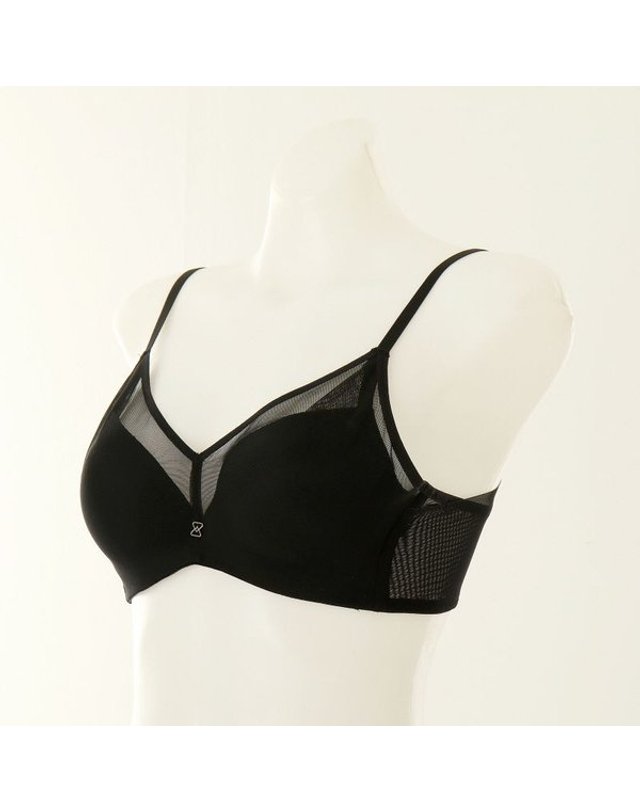 비너스 VENUS [갤러리아] 이월상품 25SS 광고 베이직 컨실드 브라 A~F컵 3종택1 VBR0996 착용컷