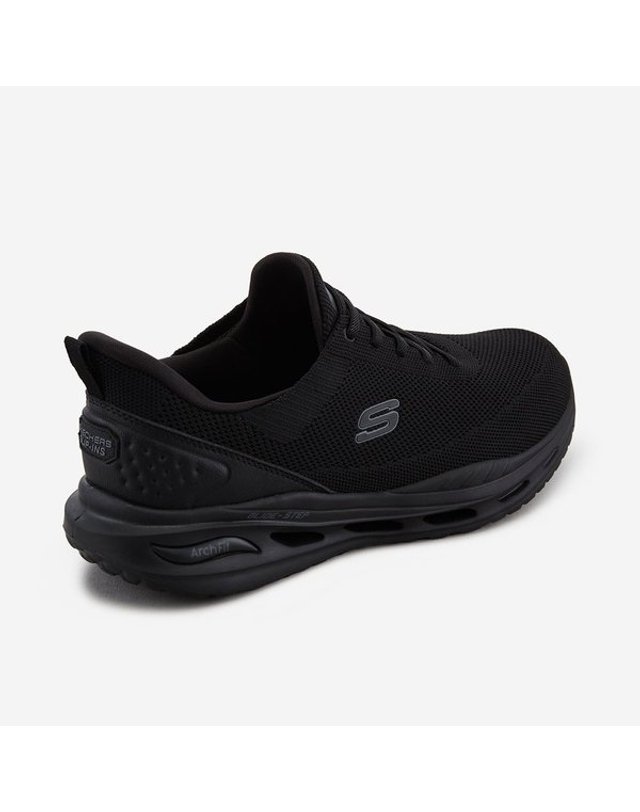 SKECHERS [갤러리아] 스케쳐스 남성 아치핏 오반 와이드 슬립인스 2종-J 착용컷