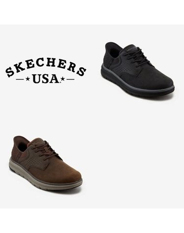 SKECHERS [갤러리아] 스케쳐스USA 남성 슬립인스 오렐 2종-GCC