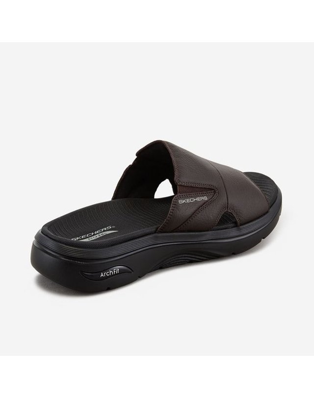 SKECHERS [갤러리아] [스케쳐스USA] 남성 고워크 아치핏 2.0 샌들 SC0MSCGM012 TW 착용컷