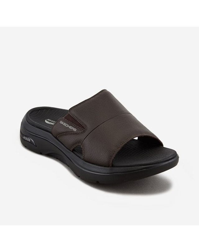 SKECHERS [갤러리아] [스케쳐스 USA] 남성 고워크 아치핏 2.0 샌들 SC0MSCGM012 J 착용컷
