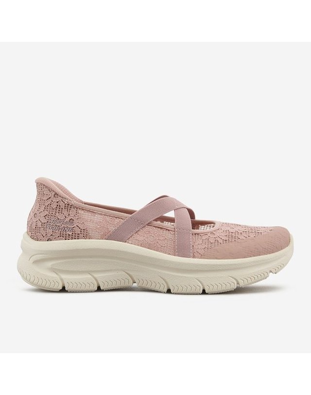 SKECHERS [갤러리아] [스케쳐스 USA] 여성 아치핏 모던 컴포트 디럭스(슬립인스) SC0WFCGX172 J 착용컷