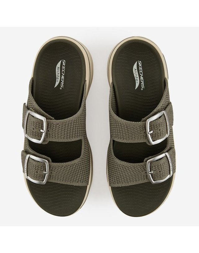 SKECHERS [갤러리아] [스케쳐스 USA] 여성 고워크 아치핏 2.0 샌들 SC0WSCGM022 J 착용컷