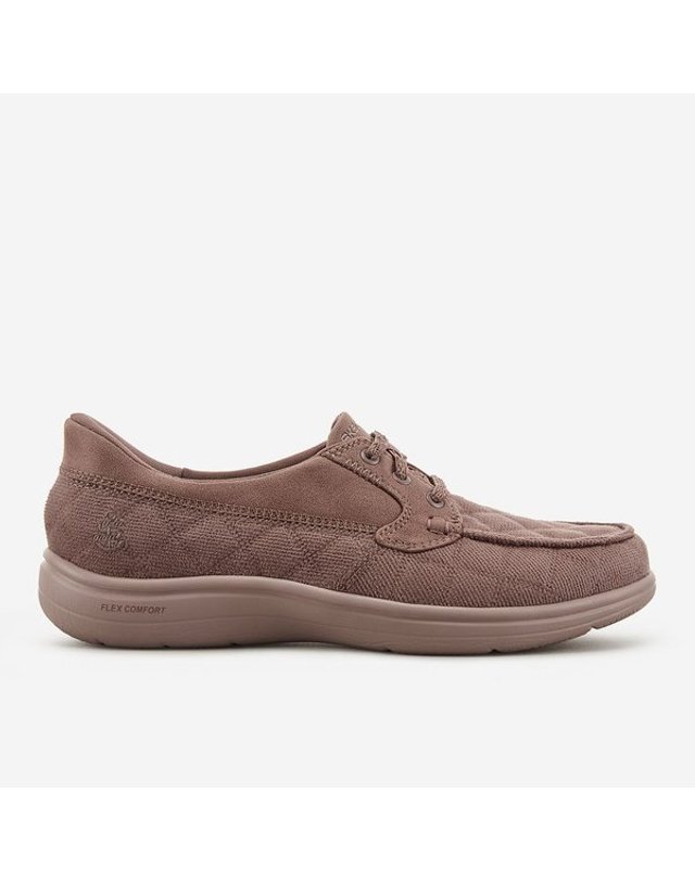 SKECHERS [갤러리아] [스케쳐스USA] 여성 플렉스 레이디언트 코지핏 슬립인스 SC0WFCGY041 TW 착용컷