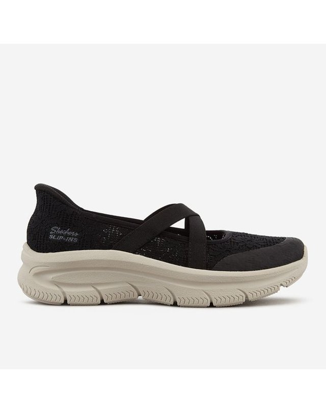 SKECHERS [갤러리아] 스케쳐스USA 여성 슬립인스 아치핏 모던디럭스 2종-GCC 착용컷