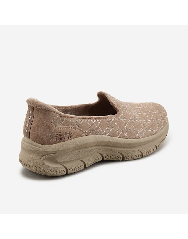 SKECHERS [갤러리아] [스케쳐스USA]여성 아치핏 모던 컴포트 디럭스 슬립인스 SC0WFCGY122 TW 착용컷