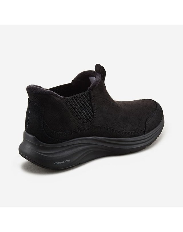 SKECHERS [갤러리아] [스케쳐스 USA] 여성 컨투어폼 부츠 코지핏(슬립인스) SC0WSCGW051 J 착용컷