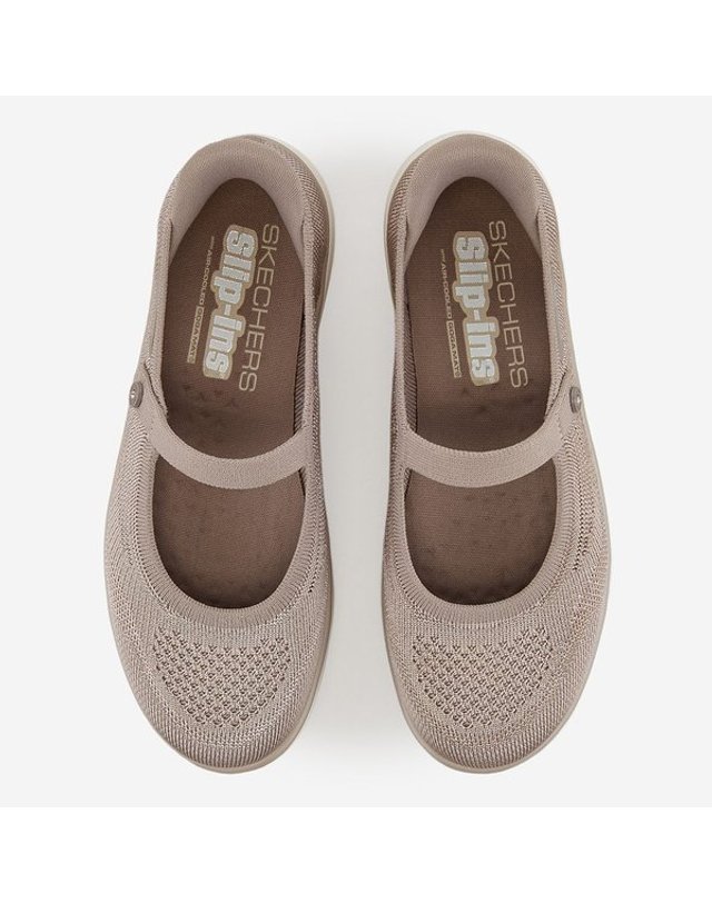 SKECHERS [갤러리아] 스케쳐스USA 여성 메리제인 슬립인스 온더고 플렉스 레디언트 3종-TW 착용컷