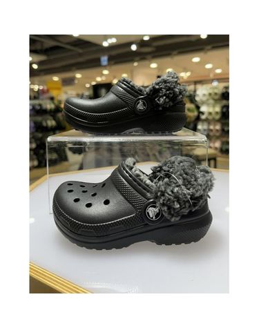 [보리보리] 클래식 플리스 라인드 클로그 212857-001블랙