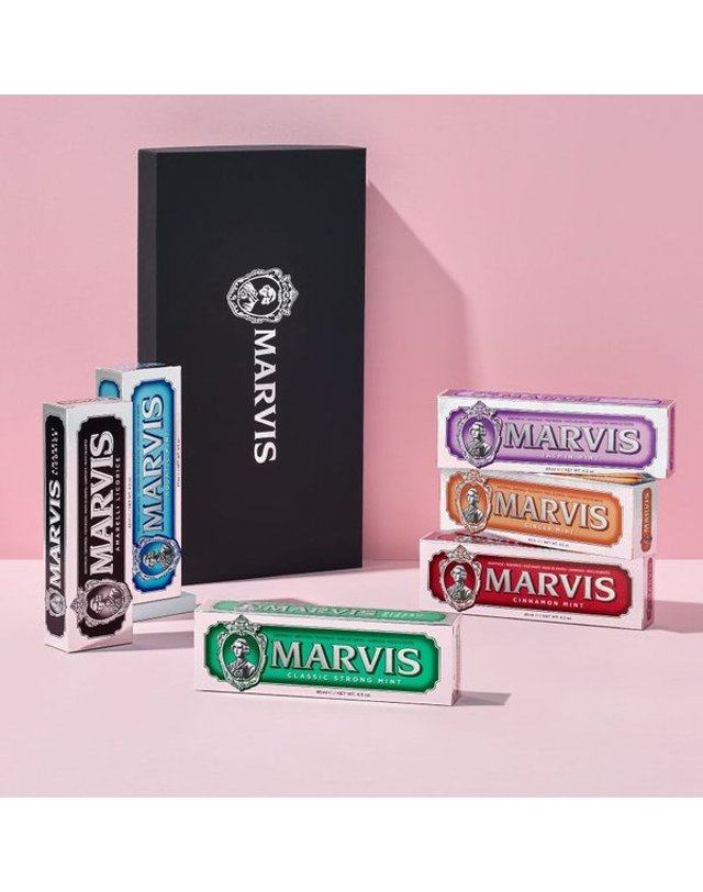 마비스 [갤러리아] [마비스 코리아] 마비스 치약 6종 선물 세트+ 쇼핑백 착용컷