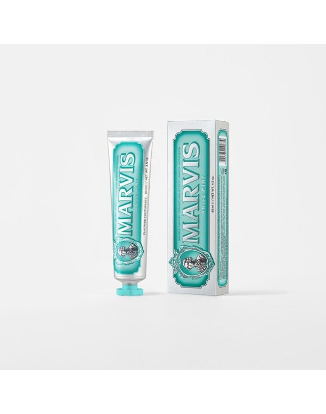 마비스 [갤러리아] [마비스 코리아] 마비스 아니스 민트 치약 85ml 착용컷