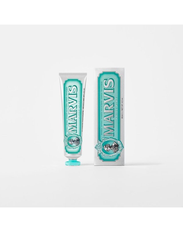 마비스 [갤러리아] [마비스 코리아] 마비스 아니스 민트 치약 85ml 착용컷