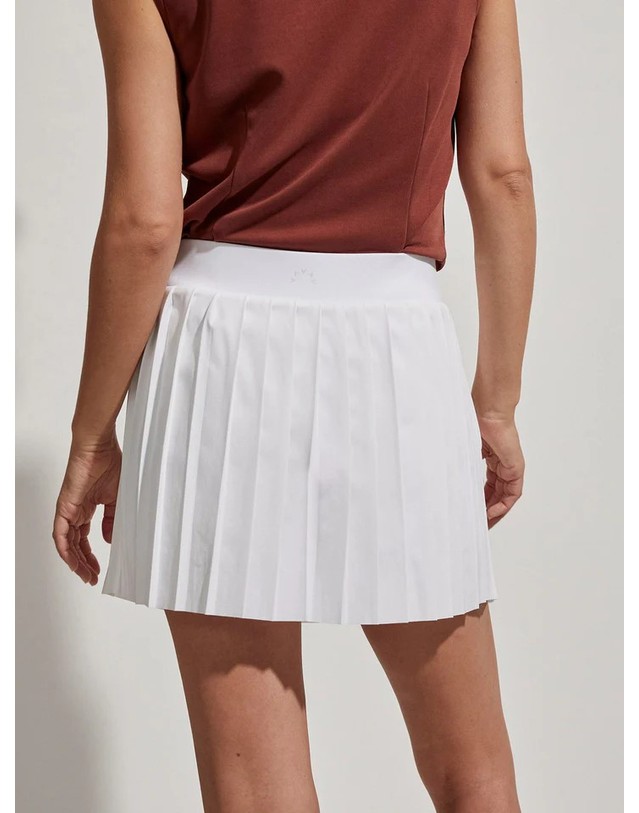 발리	 발리 VARLEY 발리 테니스 스커트 Kalmia Mid Rise Skort 화이트 착용컷