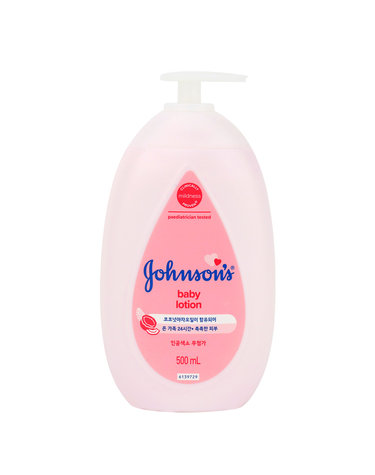 존슨즈 베이비 로션 핑크 500ml /아기 바디로션