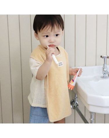 [보리보리]  아기 세안 턱받이 세안빕 양면 테리 빅빕 어린이집 아기 수건 워시빕