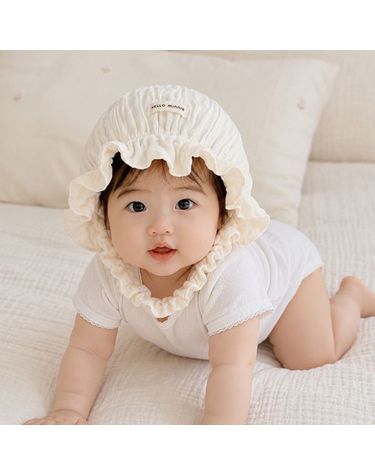 [보리보리] 아기 거즈햇 유아 벙거지 모자