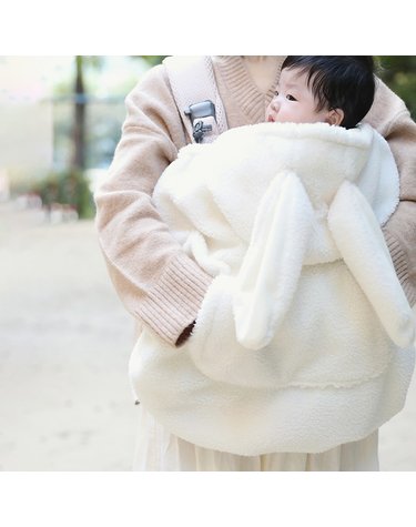 [보리보리] 아기띠워머 겨울 뽀글이 극세사 토끼