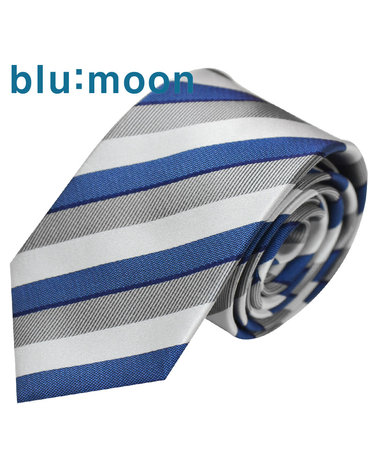 [blu:moon] 블루문 실크넥타이 - 우쿨렐레 그레이 7cm