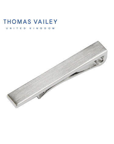 [THOMAS VAILEY] 토마스베일리 넥타이핀-티라인클립 실버 4.5cm