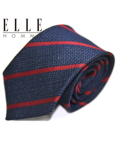 [ELLE HOMME] 엘르옴므 실크넥타이 - 콜스 네이비 7.5cm