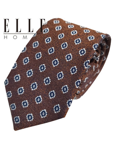 [ELLE HOMME] 엘르옴므 실크넥타이 - 코코 브라운 8cm