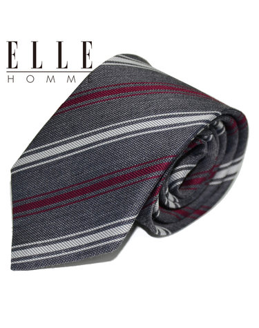 [ELLE HOMME] 엘르옴므 실크넥타이 - 윈저 그레이