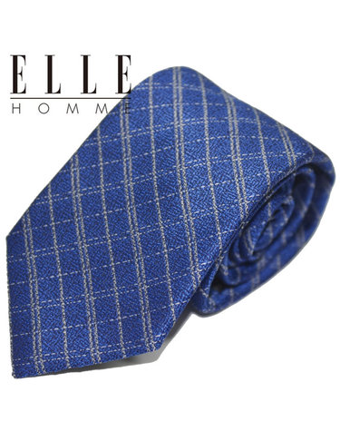 [ELLE HOMME] 엘르옴므 패션넥타이-도트체크 블루 8cm