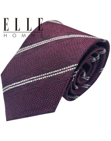 [ELLE HOMME] 엘르옴므 실크넥타이 - 소프라노 와인 8cm