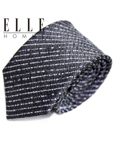 [ELLE HOMME] 엘르옴므 실크넥타이 - 템페스트 그레이 7.5cm