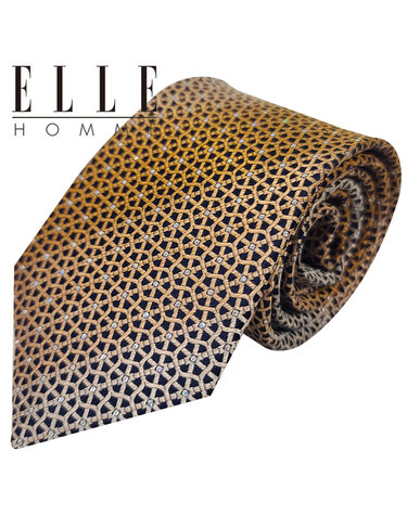 [ELLE HOMME] 엘르옴므 실크넥타이 - 재규어 오렌지 8cm