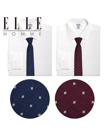 [ELLE HOMME] 엘르옴므 혼주/상견례 넥타이 세트 지퍼/자동 마타리