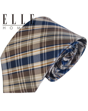 [ELLE HOMME] 엘르옴므 실크넥타이 - 헤이그 브라운 8cm