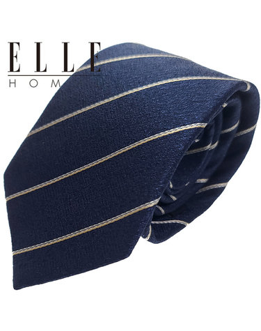 [ELLE HOMME] 엘르옴므 실크넥타이 - 셀렉트 네이비 8cm