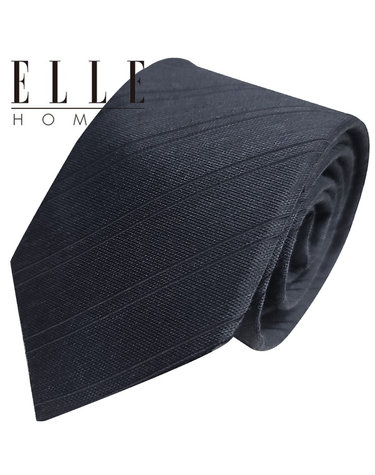 [ELLE HOMME] 엘르옴므 실크넥타이 - 필립 블랙 8cm
