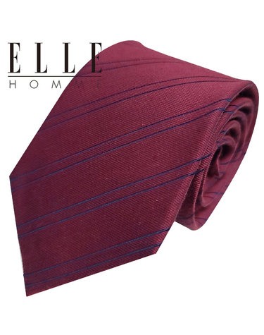 [ELLE HOMME] 엘르옴므 실크넥타이 - 필립 와인 8cm