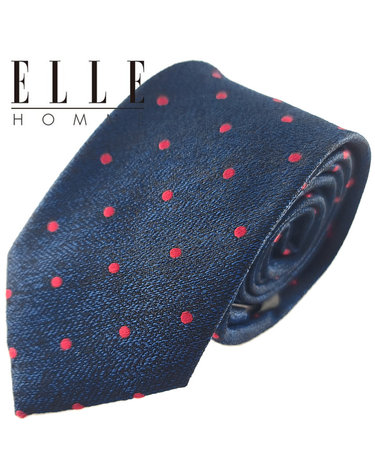 [ELLE HOMME] 엘르옴므 패션넥타이-써머도트 네이비 7cm