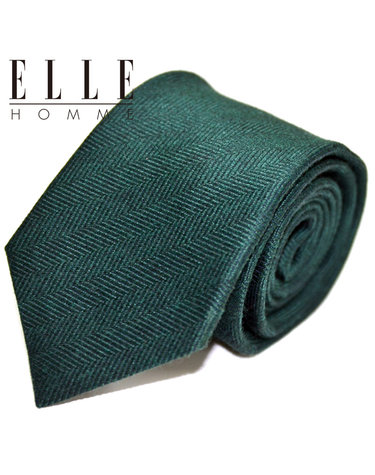 [ELLE HOMME] 엘르옴므 실크넥타이 - 펌킨 그린 8cm