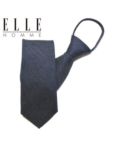[ELLE HOMME] 엘르옴므 실크 지퍼/자동 넥타이-윈터솔리드 그레이 8cm