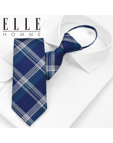 [ELLE HOMME] 엘르옴므 실크 지퍼/자동 넥타이-니스 그린 8cm