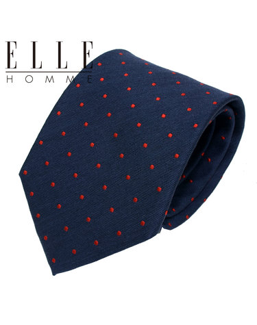[ELLE HOMME] 엘르옴므 실크넥타이 - 피칸 네이비 8cm