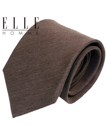 [ELLE HOMME] 엘르옴므 실크넥타이 - 팀버 브라운 8cm