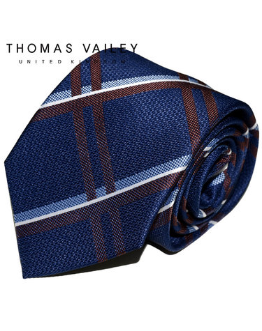 [THOMAS VAILEY] 토마스베일리 패션넥타이-아인슈패너 네이비 8cm