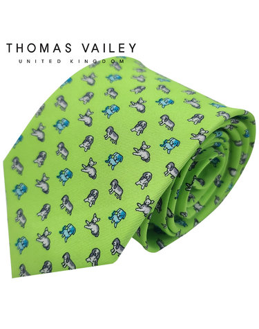 [THOMAS VAILEY] 토마스베일리 패션넥타이-미니핀 그린 8cm