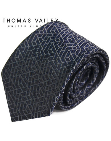 [THOMAS VAILEY] 토마스베일리 패션넥타이-미네랄 네이비 7.5cm