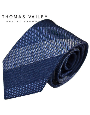 [THOMAS VAILEY] 토마스베일리 패션넥타이-레이첼 네이비 7cm