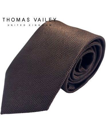 [THOMAS VAILEY] 토마스베일리 패션넥타이-랜드 브라운 7.5cm