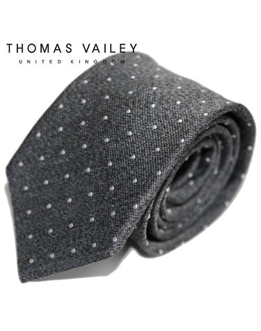 [THOMAS VAILEY] 토마스베일리 실크넥타이-하비스트 그레이 7cm