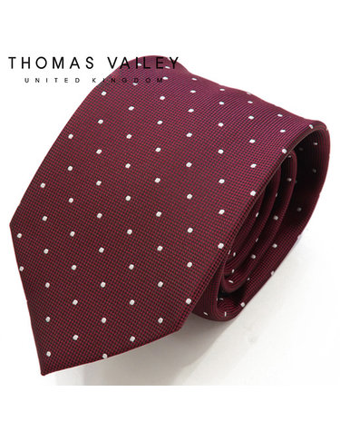 [THOMAS VAILEY] 토마스베일리 패션넥타이-그래놀라 와인 8cm